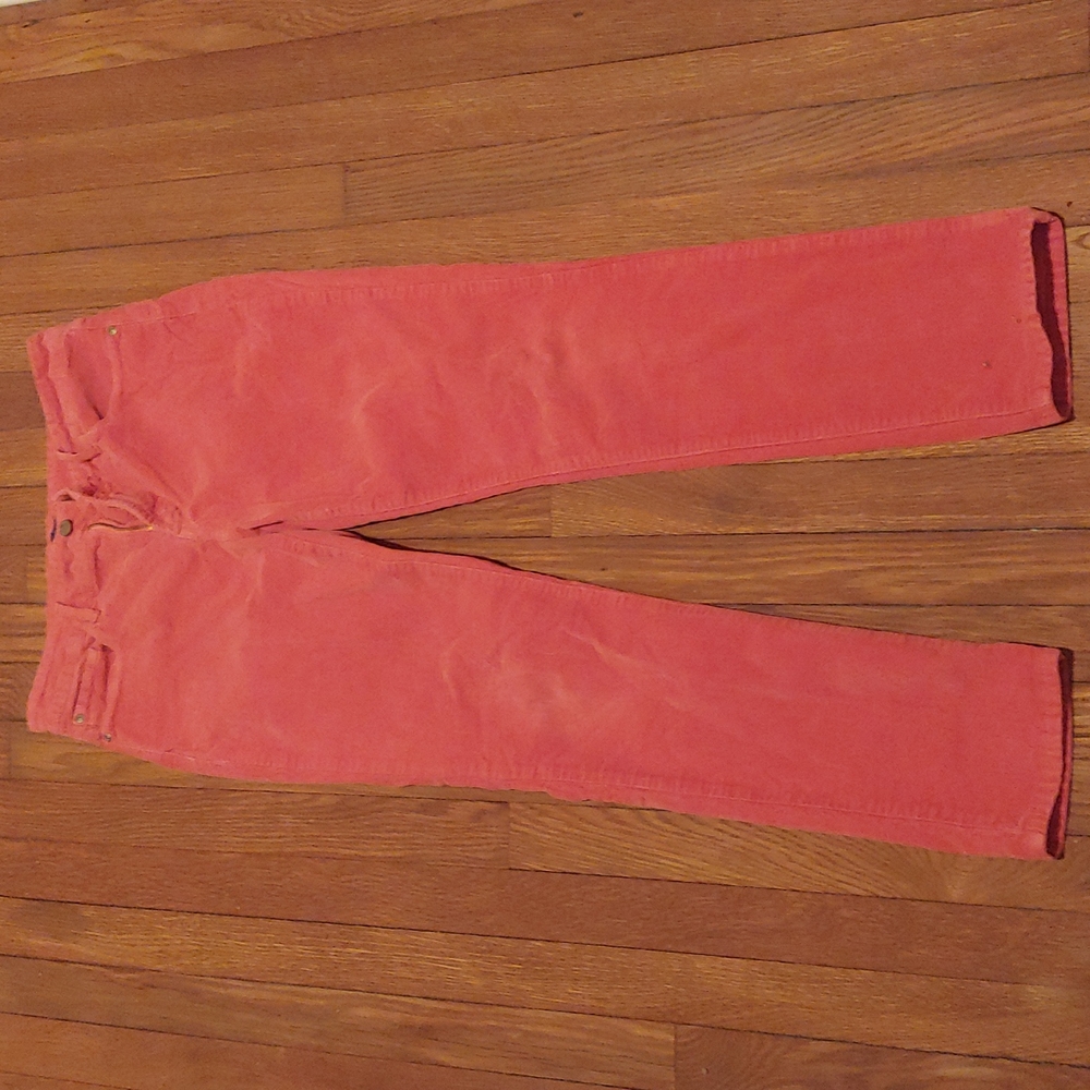 NY DJ Size 10 coral Corduroy Pant